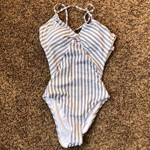 Cupshe Striped one-piece Swimsuit